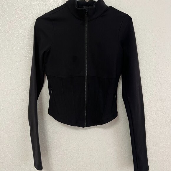 Alo Airbrush Corset Full Zip Jacket - Picture 5 of 7